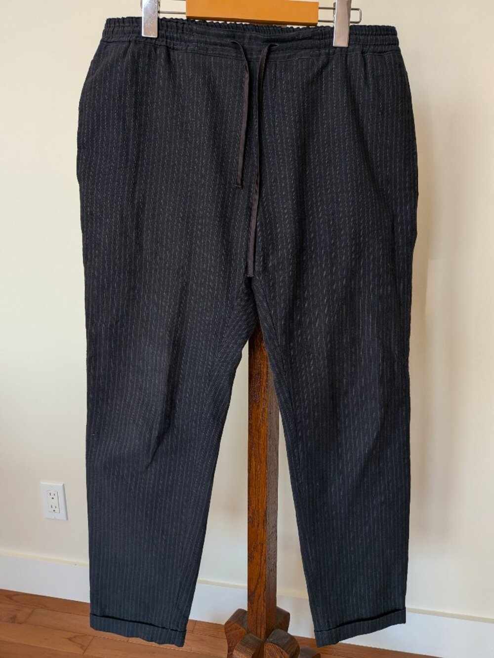 Diesel Black Gold Easy Pant in Wool